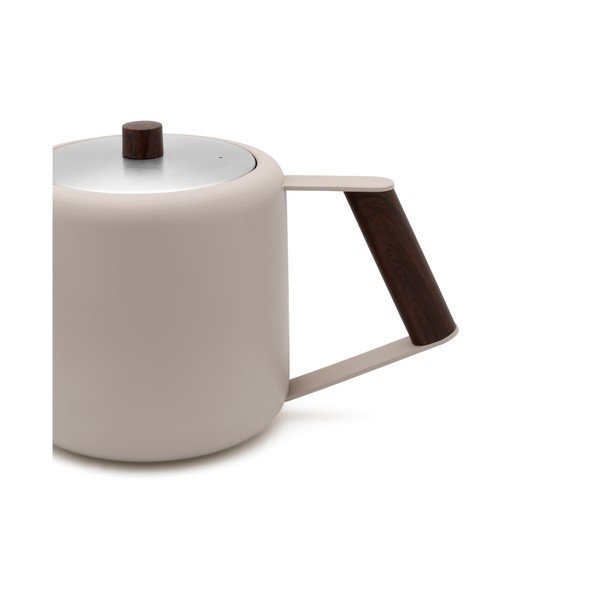 Teiera beige in acciaio inox 1,1 l Duet Boston – Bredemeijer-image-4