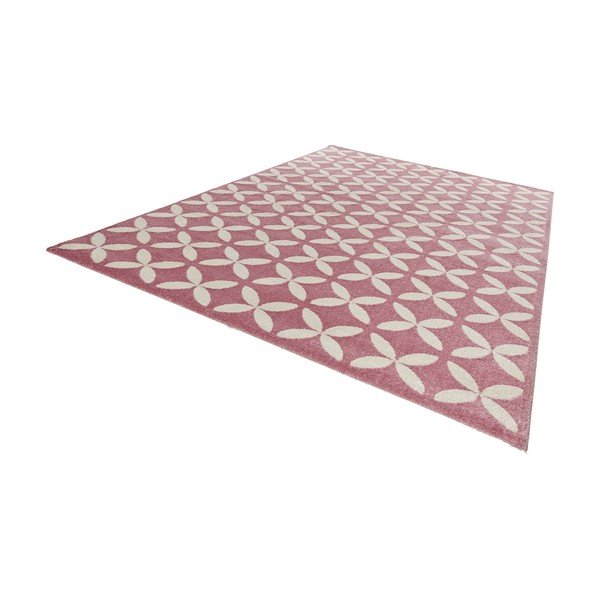 Růžový koberec Mint Rugs Tiffany, 120 x 170 cm-image-1