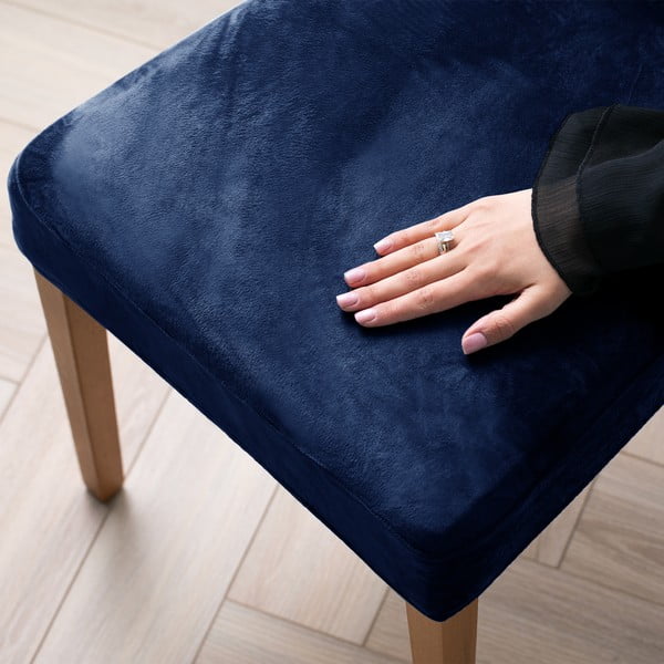 Coprisedia blu con rivestimento elastico per sedie 48 cm Sento – Restilo-image-1