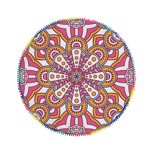 Kruhová plážová osuška La Chanta Freekoru Round Beach Towel, ⌀ 1,5 m