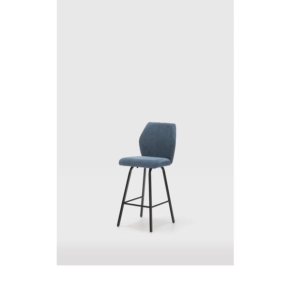 sgabelli da bar blu chiaro in set di 4 65 cm Bei - Marckeric-image-1