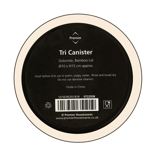 Scatola per alimenti in bambù e dolomite Geome - Premier Housewares-image-1