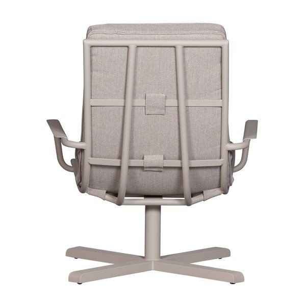 Sedia da giardino in metallo grigio chiaro Coosa - Exotan-image-4