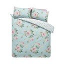 Set copripiumino e federa blu per letto singolo 135x200 cm Avebury Floral – Catherine Lansfield