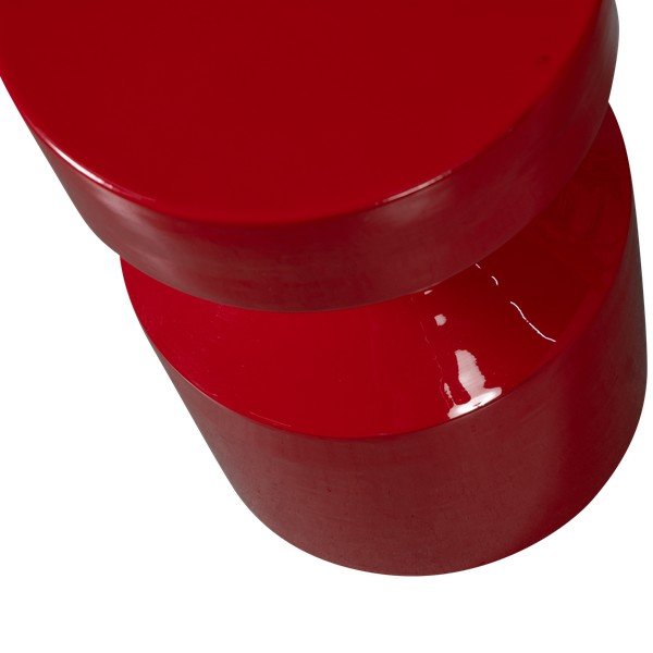 Tavolino rotondo in metallo ø 30 cm Ferry – WOOOD-image-2