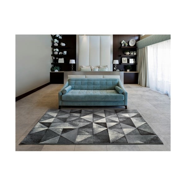 Tappeto grigio , 67 x 125 cm Delta Triangle - Universal-image-1
