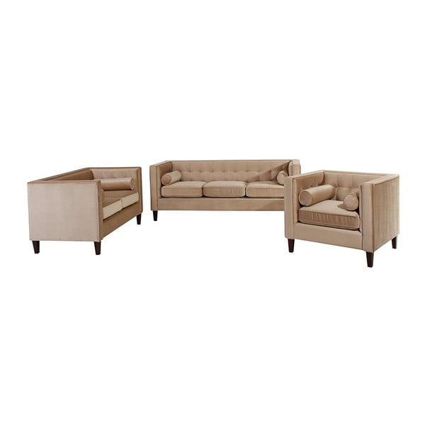Divano beige Jeronimo, 154 cm - Max Winzer-image-1