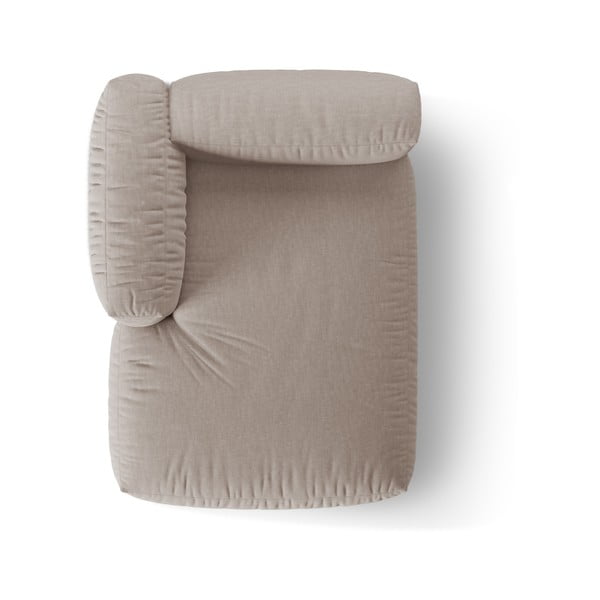 Modulo divano beige (angolo sinistro) Martina - Micadoni Home-image-3