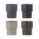 Tazzine in set per espresso marroni in gres 4 pz 150 ml Ewan – Bloomingville