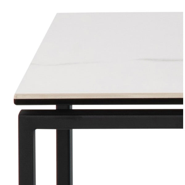 Tavolini bianchi e neri in set di 3 Katrine - Actona-image-4