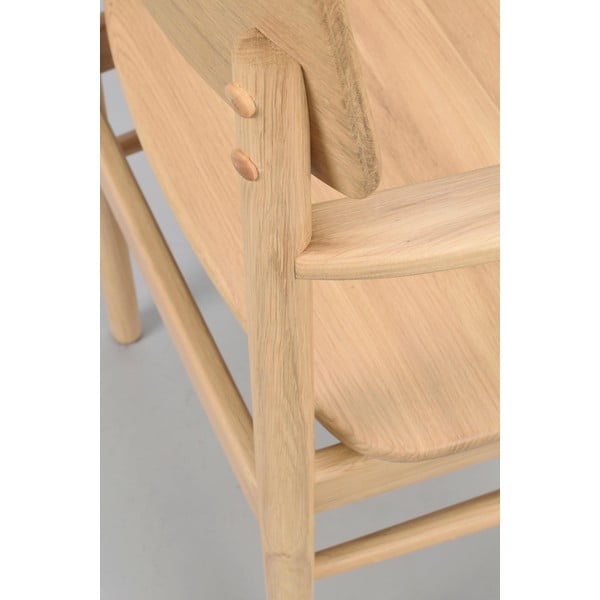 Set di sedie da pranzo color naturale in rovere 2 pz Maidstone - Rowico-image-4