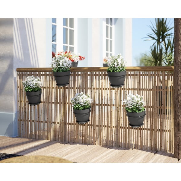 Vaso sospeso in plastica riciclata ø 20 cm Capri - Artevasi-image-2