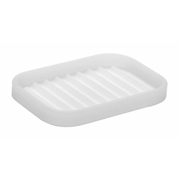 Tappetino per sapone bianco, 12,5 x 9 cm Lineo - iDesign