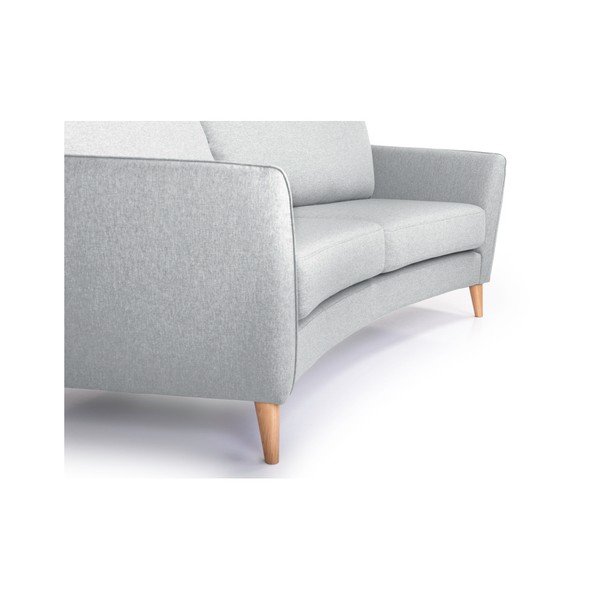 Divano grigio chiaro 245 cm Paris - Scandic-image-3