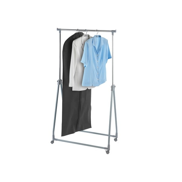 Appendiabiti telescopico/mobile in metallo grigio Foldable - Wenko-image-3