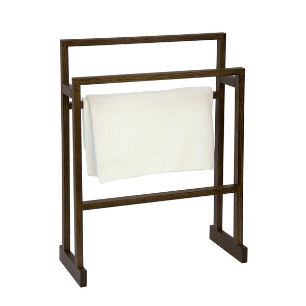 Portasciugamani in rovere Dark Mezza - Wireworks