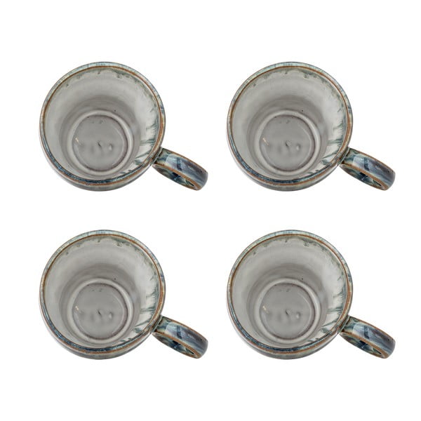 Tazzine in set blu in gres 4 pz 300 ml Nigel – Bloomingville-image-3
