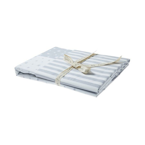 Lenzuolo singolo in cotone grigio per bambini Mike & Co. NEW YORK Carino, 100 x 150 cm - Mike & Co. NEW YORK-image-1