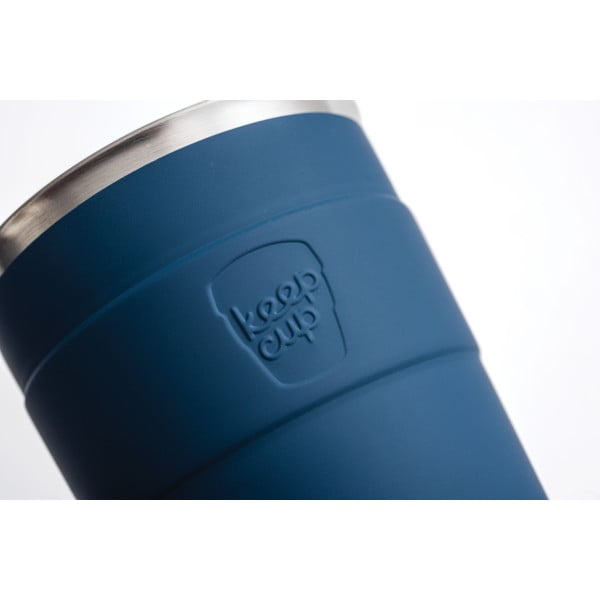 Tazza da viaggio blu scuro con coperchio Thermal, 340 ml Spruce - KeepCup-image-2