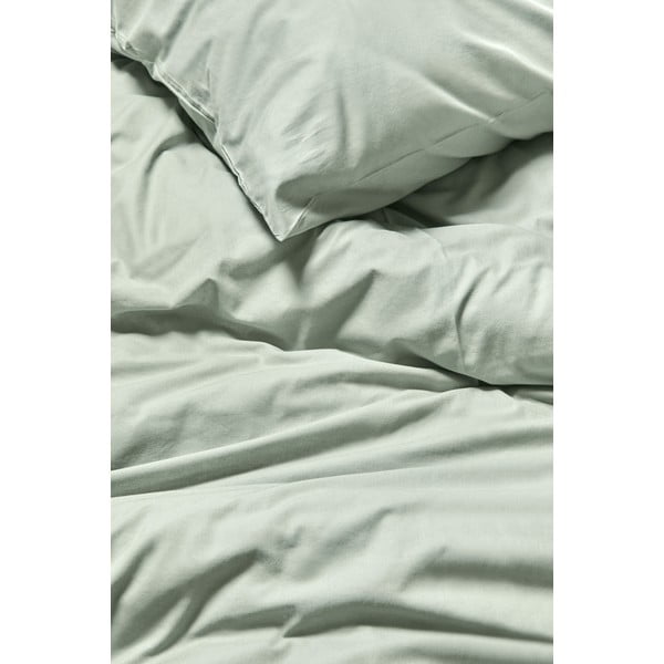 Biancheria da letto matrimoniale verde salvia in cotone stonewashed , 200 x 220 cm - Bonami Selection-image-1