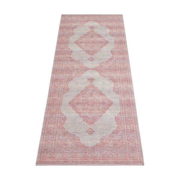Runner rosso chiaro , 80 x 200 cm Carme - Nouristan-image-4