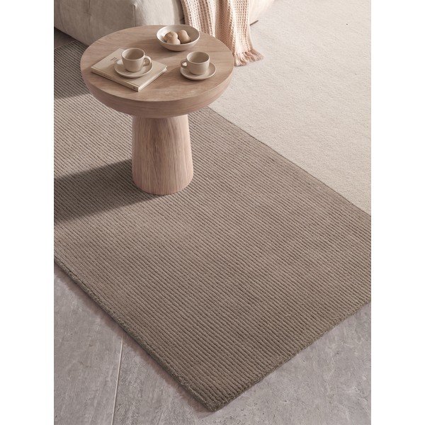 Tappeto marrone/color crema in misto lana 160x230 cm Hugo – Villeroy&Boch-image-3