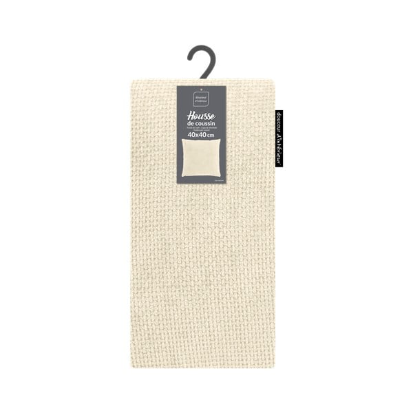 Federa decorativa in ciniglia 40x40 cm Leo – douceur d'intérieur-image-3