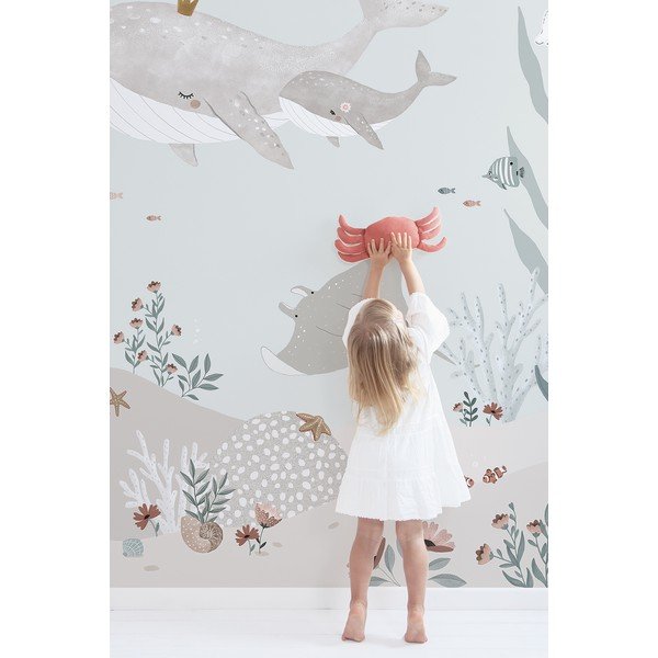 Carta da parati per bambini 400 cm x 248 cm Dreamy Seabed - Lilipinso-image-3