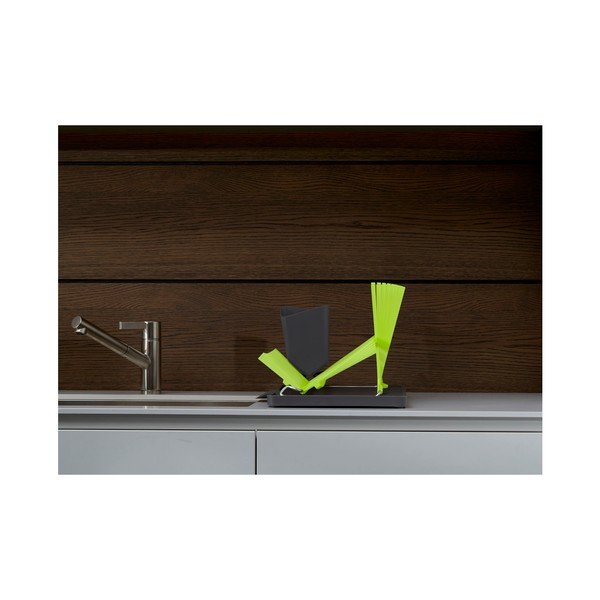 Vassoio di sgocciolamento grigio-verde Black + Blum Cestello per piatti - Black + Blum-image-1