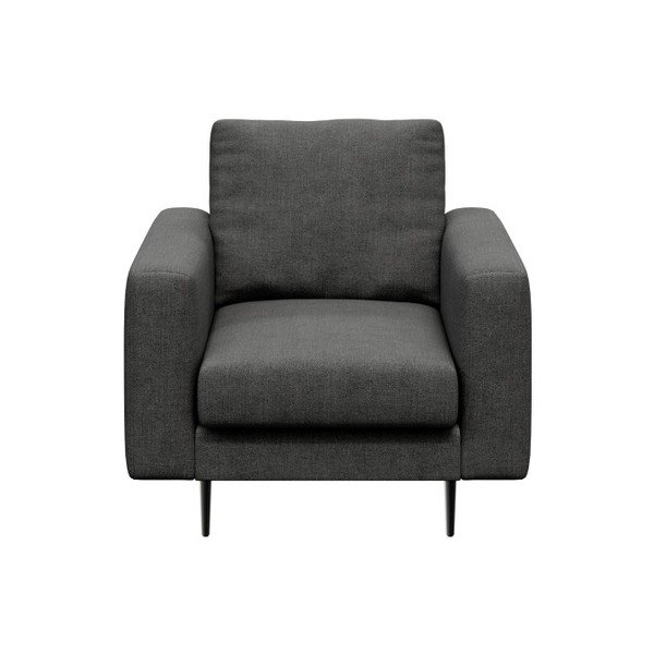 Poltrona grigio scuro Devichy Glam Levie - devichy-image-2