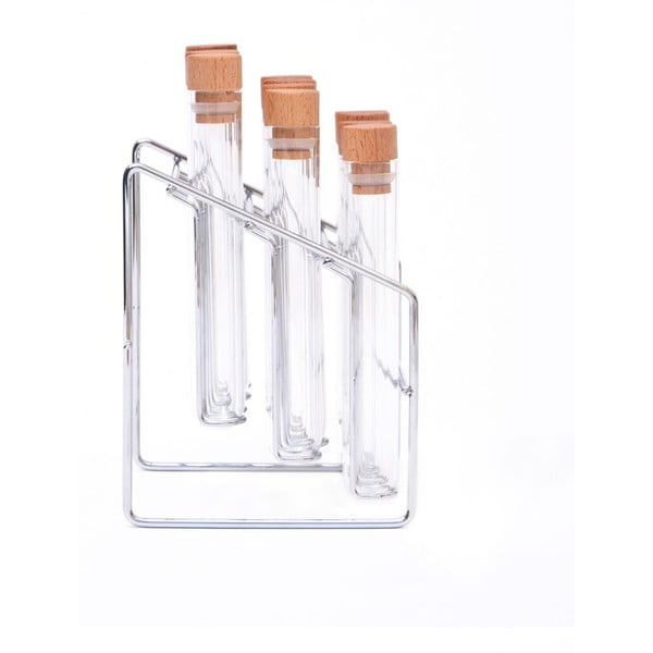 Set di 12 spezie con supporto Spice Lab - Wireworks-image-2