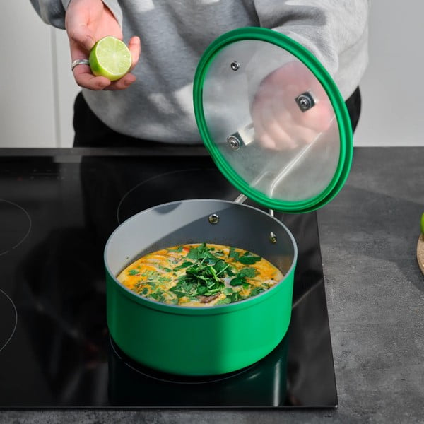 Pentola con coperchio incluso/con superficie in ceramica adatta all'induzione 2,4 l Meda 3.0 – FABINI-image-2