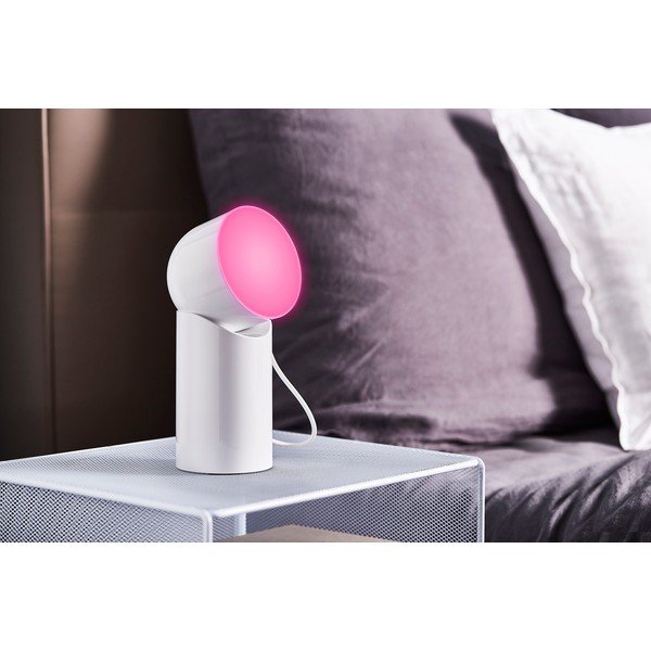 Lampada da tavolo a LED bianca (altezza 14 cm) Orbe - Lexon-image-3