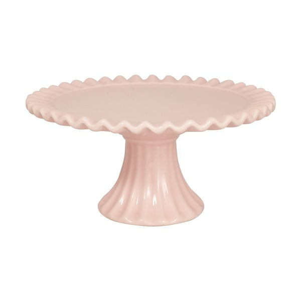 Vassoio per dolci in ceramica rosa Columbine, ø 20 cm - Green Gate