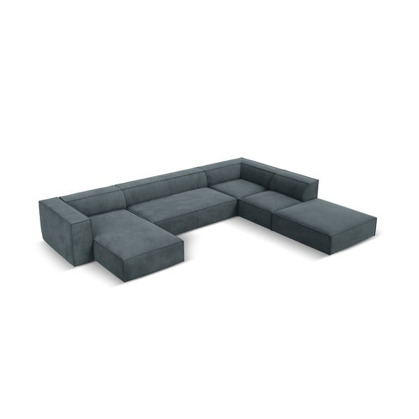 Divano angolare (angolo destro) in grigio petrolio Madame - Windsor & Co Sofas-image-2