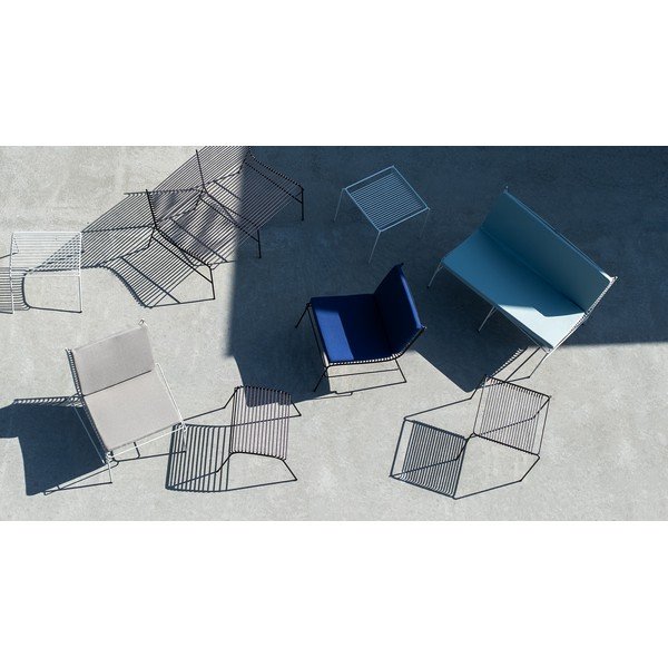 Sedile da giardino 113x75 cm String - Hübsch-image-4