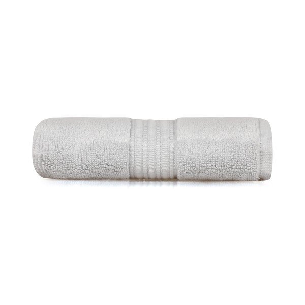 Asciugamano in cotone grigio chiaro 50x30 cm Chicago - Foutastic-image-3