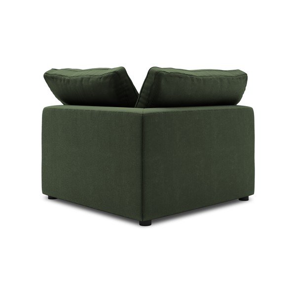 Parte angolare reversibile verde scuro del divano modulare in velluto a coste Galaxy - Windsor & Co Sofas-image-2
