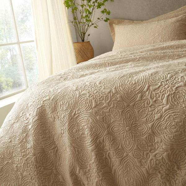 Biancheria da letto beige per letto singolo 135x200 cm Casablanca Pinsonic – Pineapple Elephant-image-3