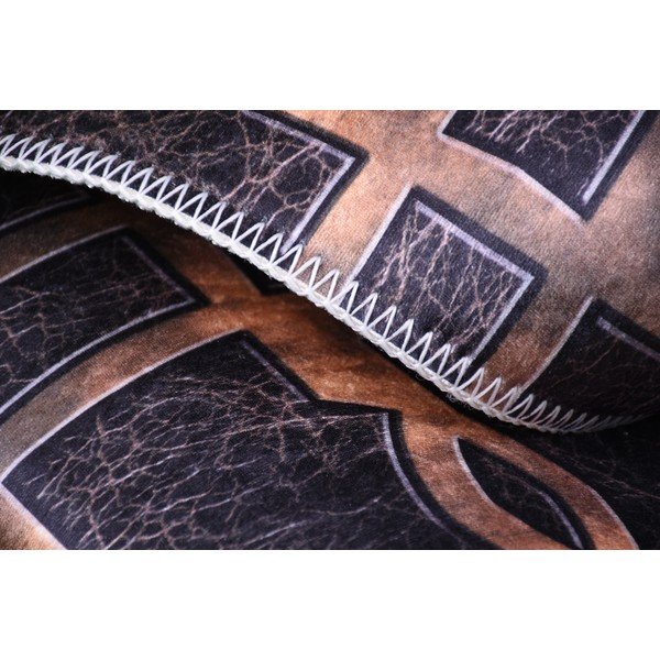 Tappeto marrone-grigio Tommy, 80 x 150 cm - Vitaus-image-1
