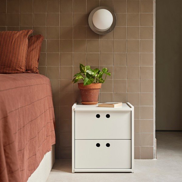 Comodino color crema Wally – Teulat-image-1