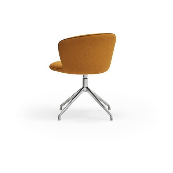 Set di sedie da pranzo color senape in imbottito 2 pz Add – Teulat-image-3