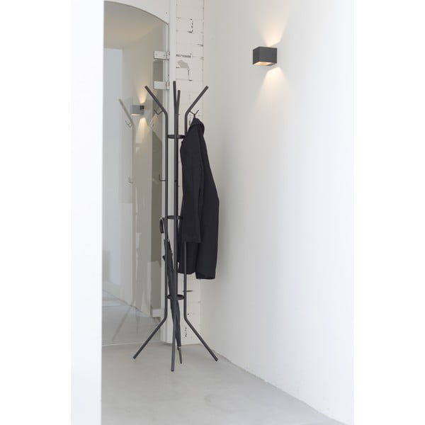 Appendiabiti nero in metallo ø 40x170 cm Jessy – Spinder Design-image-1