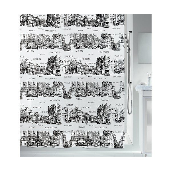 Tenda per doccia 180x200 cm Places – Spirella