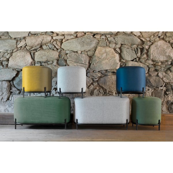 Pouf grigio, larghezza 82 cm Harry - Tenzo-image-1