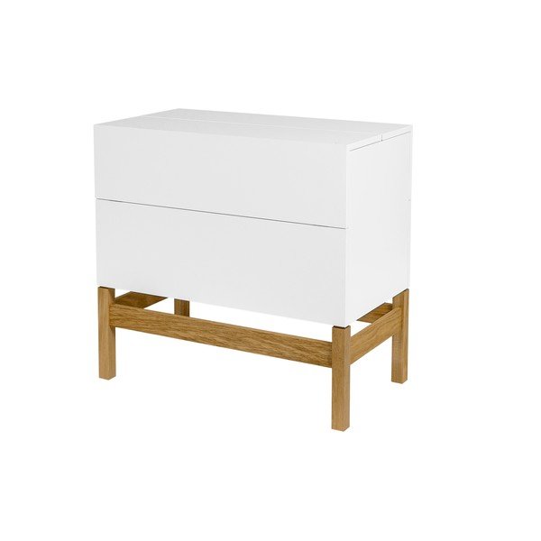 Mobile vino bianco/naturale 75x70 cm Grande - Woodman-image-1