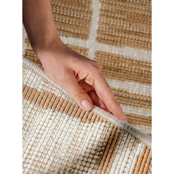 Tappeto da interno/esterno rotondo color crema/di colore naturale ø 200 cm Haringey Crouch – Ted Baker-image-2