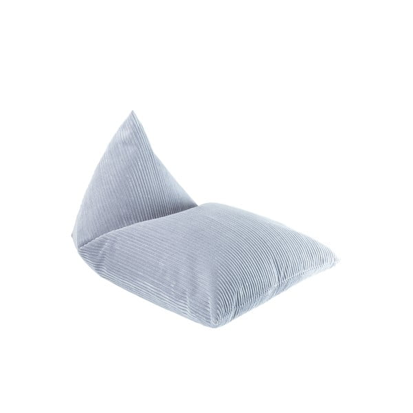 Pouf a sacco per bambini blu con rivestimento in velluto a coste Big Lounger – Wigiwama