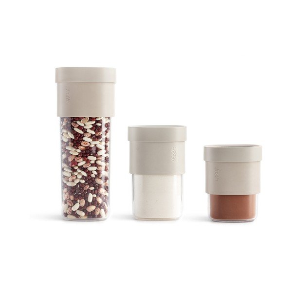 Set di contenitori per alimenti alimentari 3 pz – Lékué