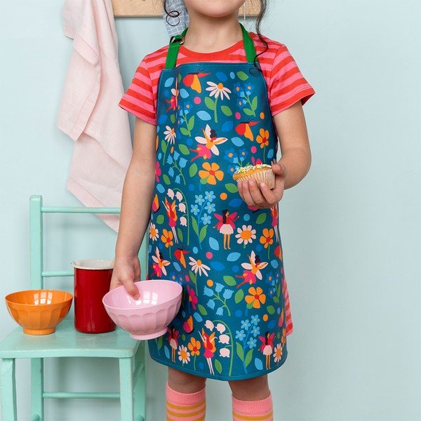 Grembiule per bambini in cotone Fairies in the Garden – Rex London-image-1